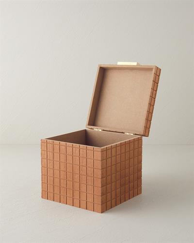 Brenna Декоративна Кутия 18x18x18 см Натурален