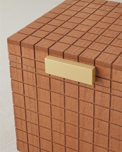 Brenna Декоративна Кутия 18x18x18 см Натурален