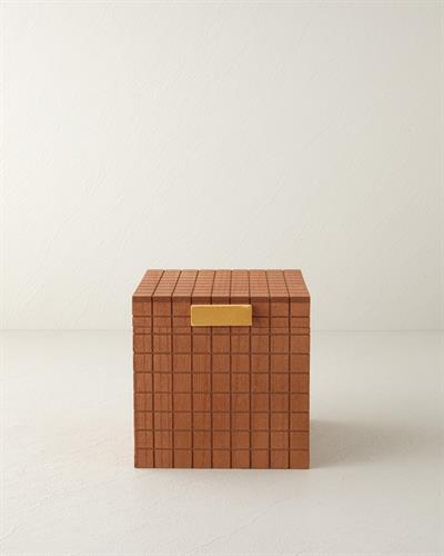 Brenna Декоративна Кутия 18x18x18 см Натурален