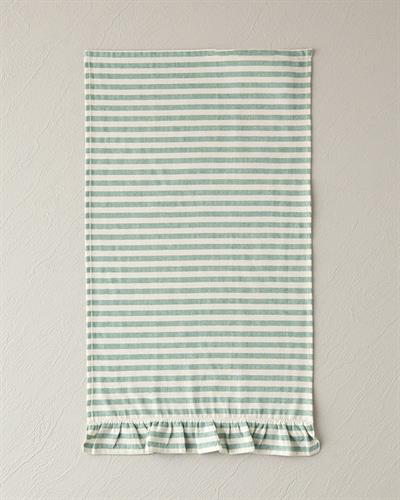 Breton Stripe Кърпа За Сушене Памук 30x50 см Зелен
