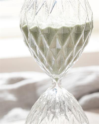 Bright Пясъчен Часовник 30 мин. Стъкло 8x8x20 cm Зелен