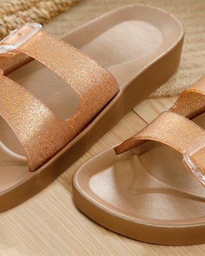 Bright Slippers Sandals 40 Copper