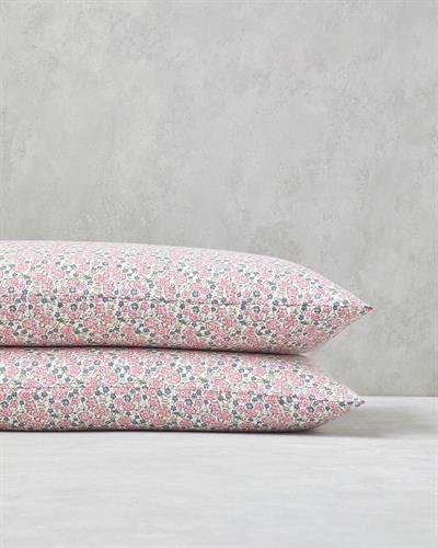 Bright Floral Калъфка За Възглавница 2 бр. Лесно за гладене 50x70 см Розов