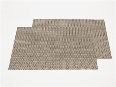 Brilliant АМЕРИКАНЗКИ СЕРВИЗ 2 комплекта ПВЦ 45x30 cm Beige-Light Brown