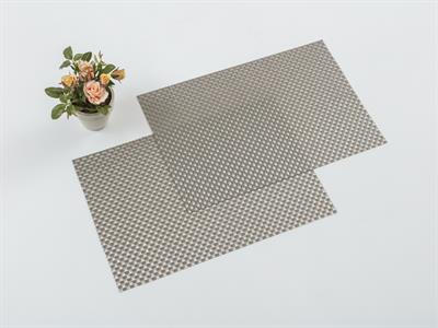 Brilliant АМЕРИКАНЗКИ СЕРВИЗ 2 комплекта Полипропилен 45x30 cm Gray