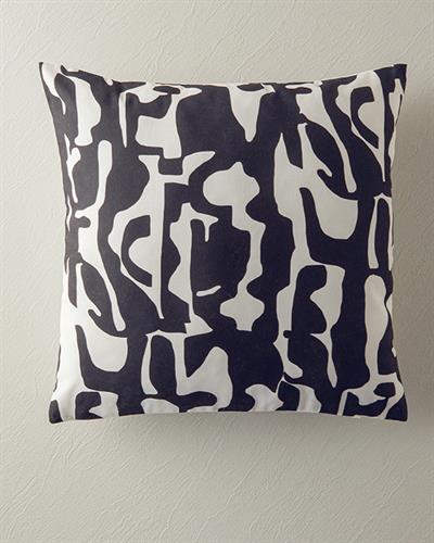 Brit Decorative Cushion 45x45 cm Black - White
