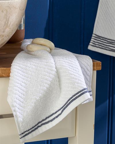 Bronte Хавлии За Ръце Армиран, Бяло, 30 X 40 Cm