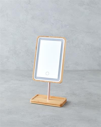 Bronte Огледало С Led 30 см Натурален