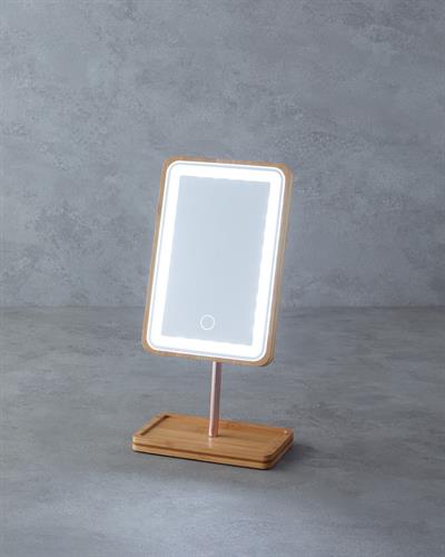 Bronte Огледало С Led 30 см Натурален