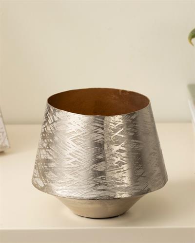 Brush Свещник Никел 11x11x10 см Никел