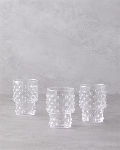 Bubbles Чаша 3 бр. Стъкло 300 мл Прозрачен