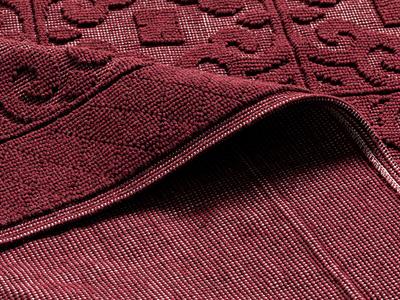 Curl Cottony Rug 120x180 cm Claret Red