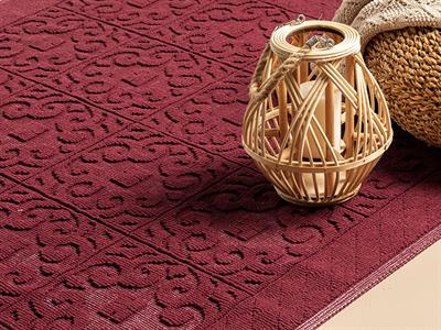 Curl Cottony Rug 120x180 cm Claret Red