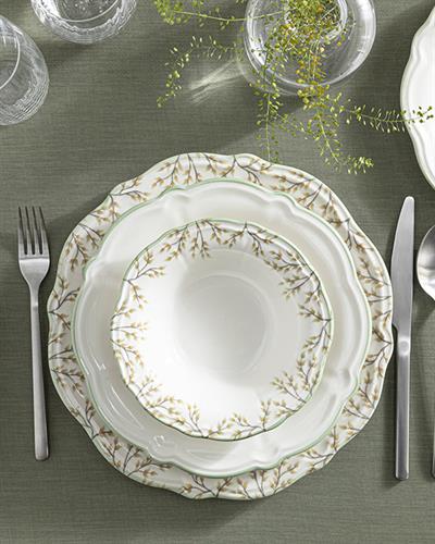 Buriti Сервиз За Хранене Порцелан, Зелено, 24 Броя За 6 Души