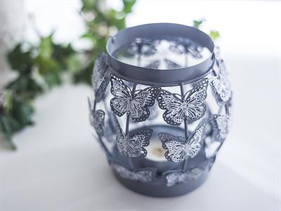 Butterflies СВЕЩНИК . Gray