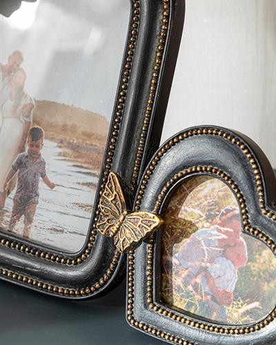 Butterflıes Рамка 22,5x16,5x2 см Черен