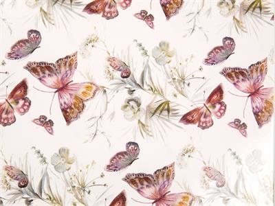 Butterflies ДЪСКА ЗА РЯЗАНЕ Голяма Меламин 35x25 cm Beige