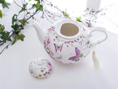 Butterfly Чайник Порцелан . Mint