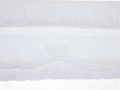 Butterfly ХАВЛИЯ ЗА ЛИЦЕ С дантела Копанакили 50x80 cm White