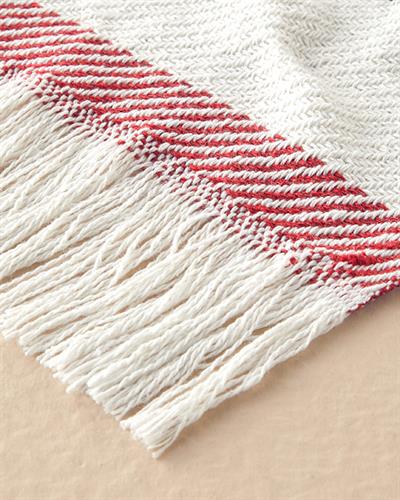 Calista Шал За Диван 130x170 см Сив - Червен