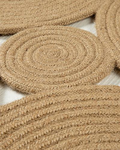 Calista Jute Decorative Jute Carpet 90x150 cm Natural