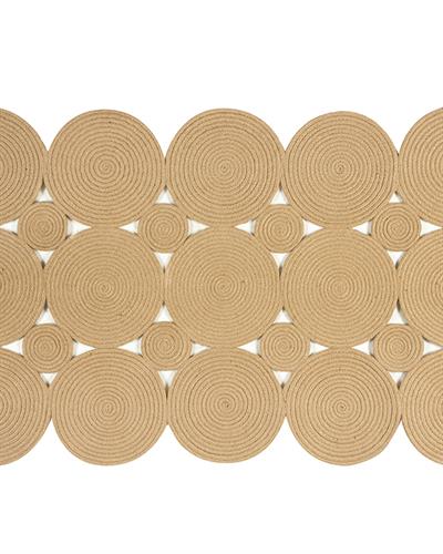 Calista Jute Decorative Jute Carpet 90x150 cm Natural