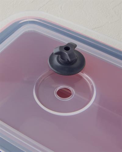 Calvina Кутия За Съхранение 3 части Пластмаса 450 x 950 x 1800 мл Розов