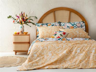 Camellia Спален Комплект Единичен Памучен 160x220 см Праскова