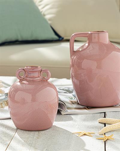 Candies Porcelain Vase 13x13x16 cm Pink