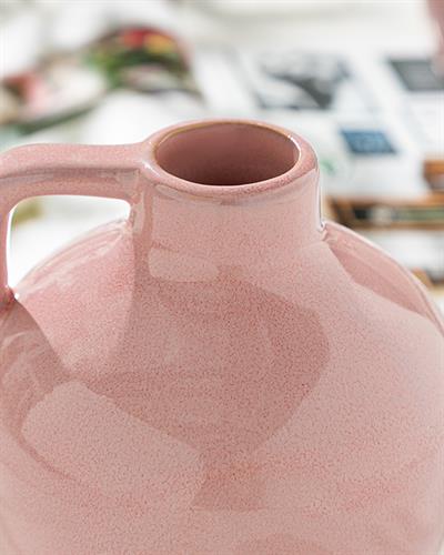 Candies Porcelain Vase 13x13x16 cm Pink