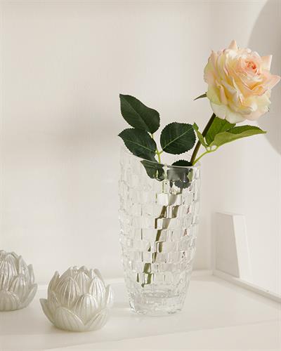 Canker Bloom Изкуствено Цвете Един Стрък Плат 45 см Кремав