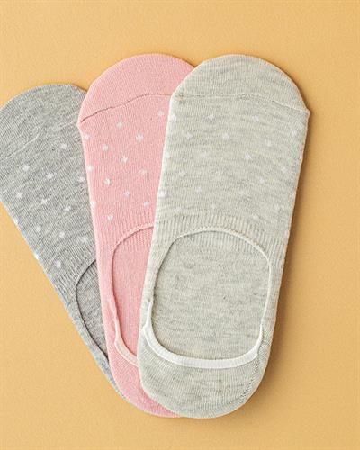 Cotton 3-set Women Ballet Socks 36-40