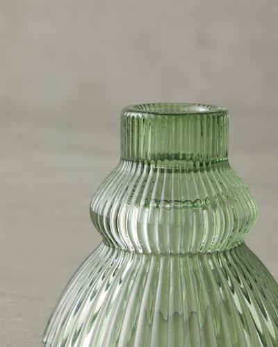 Carina Свещник Стъкло 8 cm Зелен