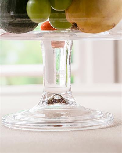 Caris Glass With Legs Presenter 20 cm Transparent