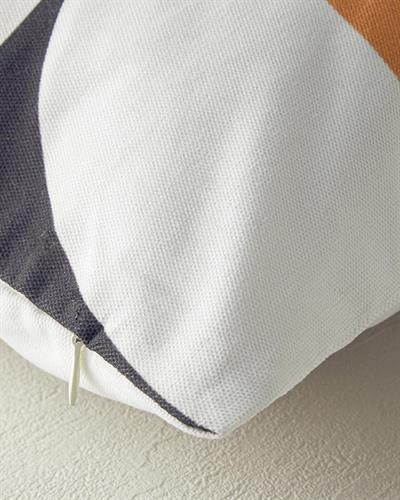 Caris Декоративна Възглавница 45x45 см Екрю - Горчица