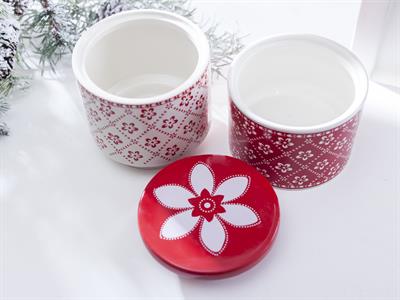 Carla КУТИЯ ЗА СЪХРАНЕНИЕ 2 комплекта Red