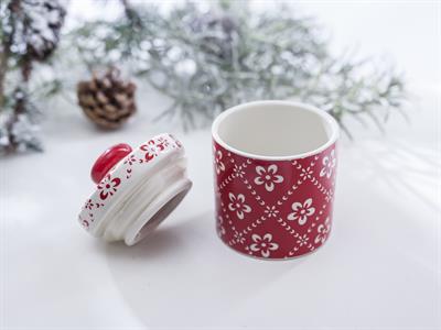 Carla КУТИЯ ЗА СЪХРАНЕНИЕ 7x7x10 cm Red