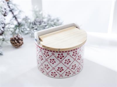 Carla КУТИЯ ЗА СЪХРАНЕНИЕ С капак Red