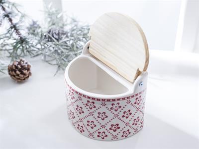 Carla КУТИЯ ЗА СЪХРАНЕНИЕ С капак Red