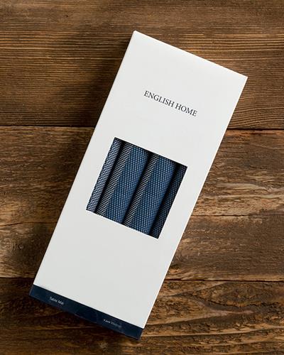 Carline Американзки Сервиз 4 Бр., Pvc, Тъмно Синьо, 30 X 45 Cm