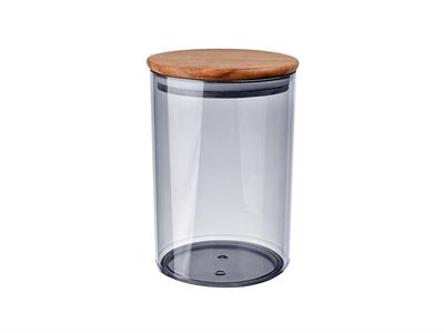 Carlisa Кутия За Съхранение 2 бр. Пластмаса 1500 мл Бледосив.