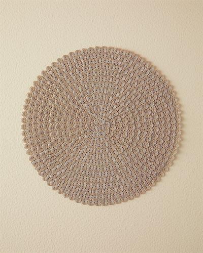 Carlotta Подложки За Хранене 2 бр. Полипропилен 38 см Бежов