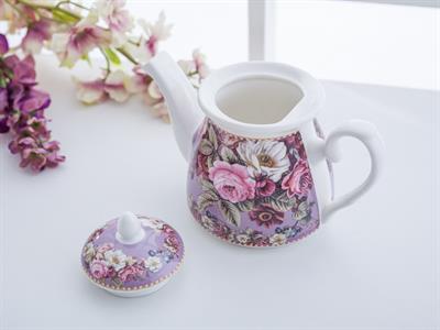 Carmen Чайник Малка Порцелан 14,0x14,0x14,6 cm Damson