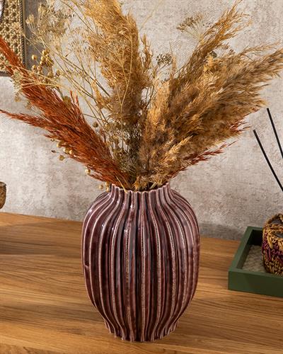 Carmen Ваза Бордо Червено, 15 X 15 X 20,6 Cm