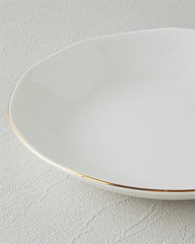 Carmen Комплект За Хранене Порцелан 24 части за 6 души Златен