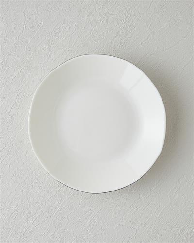 Carmen Комплект За Хранене Порцелан 24 части за 6 души Сребърен.