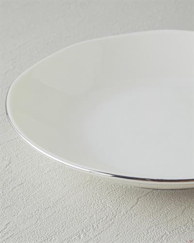 Carmen Комплект За Хранене Порцелан 24 части за 6 души Сребърен.