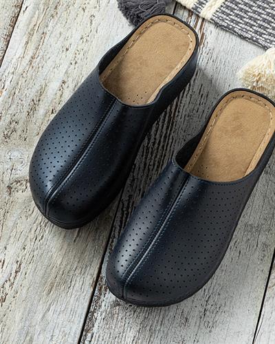 Carmen Artificial Leather Women Sandals 40 Navy Blue