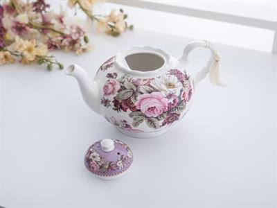 Carmen Чайник Голяма Порцелан Damson