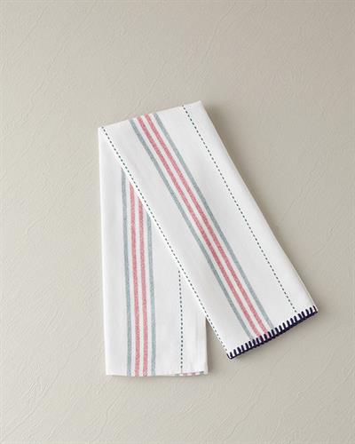 Carmen Stripe Кърпа За Сушене Памук 30x50 см Бял